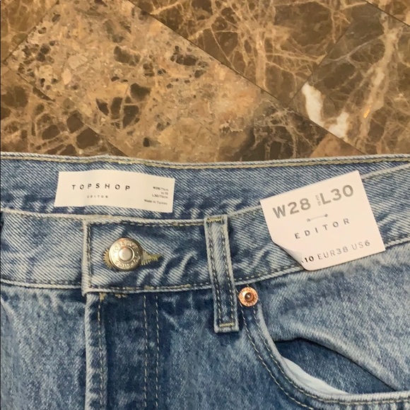 TOPSHOP Editor destroyed rigid straight leg - Picture 4 of 10